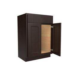 Luxor Espresso - Double Door Vanity Sink Base Cabinet | 24