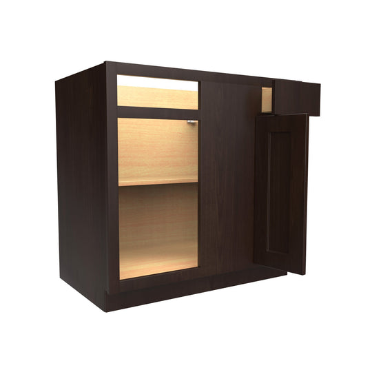 Luxor Espresso - Blind Base Cabinet | 36" W x 34.5"H x 24"D