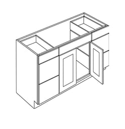 Luxor Espresso - -Single Door Base Vanity Cabinet | 60