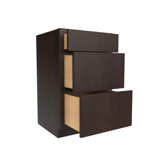 Luxor Espresso - 3 Drawer Vanity Cabinet | 21