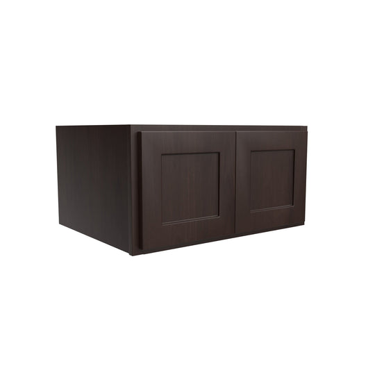 Luxor Espresso - 24" Deep Wall Cabinet | 30"W x 15"H x 24"D