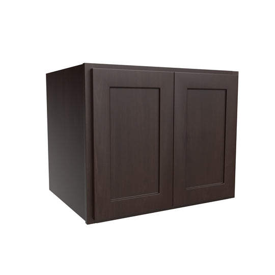 24 inch Deep Wall Cabinet | 30"W x 24"H x 24"D | RTA Luxor Espresso