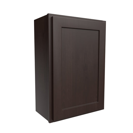 Luxor Espresso - Single Door Wall Cabinet | 21"W x 30"H x 12"D