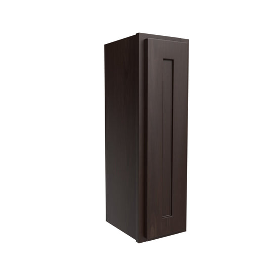 Luxor Espresso - Single Door Wall Cabinet | 9"W x 30"H x 12"D