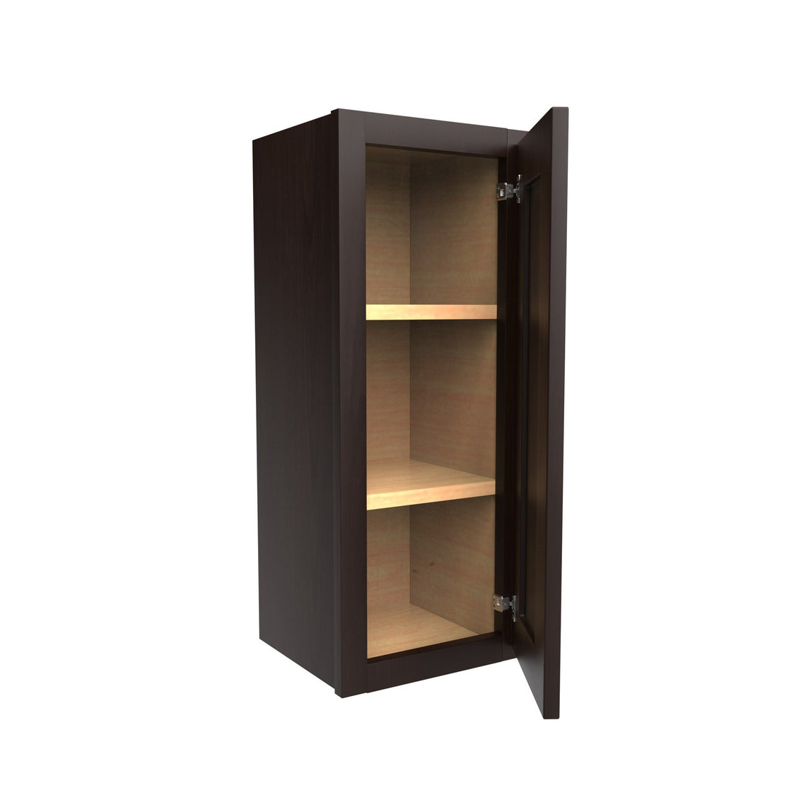 Luxor Espresso - Single Door Wall Cabinet | 12