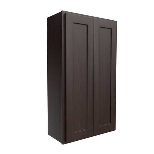 42 inch Wall Cabinet | 24"W x 42"H x 12"D | RTA Luxor Espresso