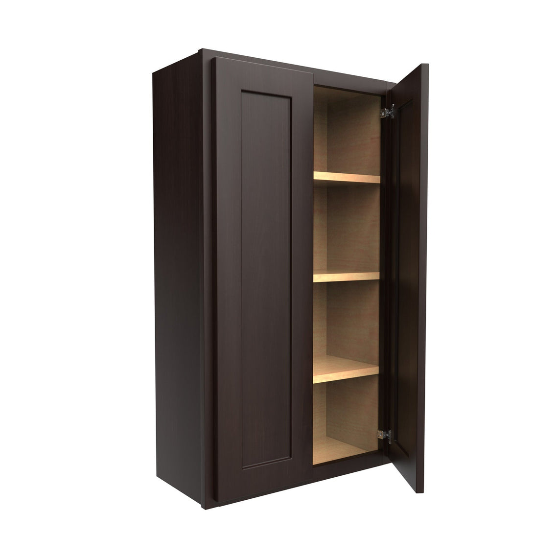 Luxor Espresso - Double Door Wall Cabinet | 24