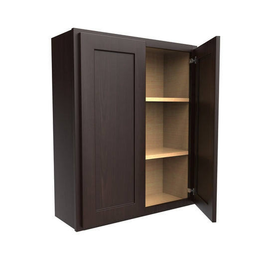 36 inch Wall Cabinet | 30"W x 36"H x 12"D | RTA Luxor Espresso
