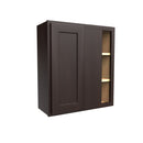 Load image into Gallery viewer, Blind Corner Wall Cabinet | 27&quot;W x 30&quot;H x 12&quot;D | RTA Luxor Espresso