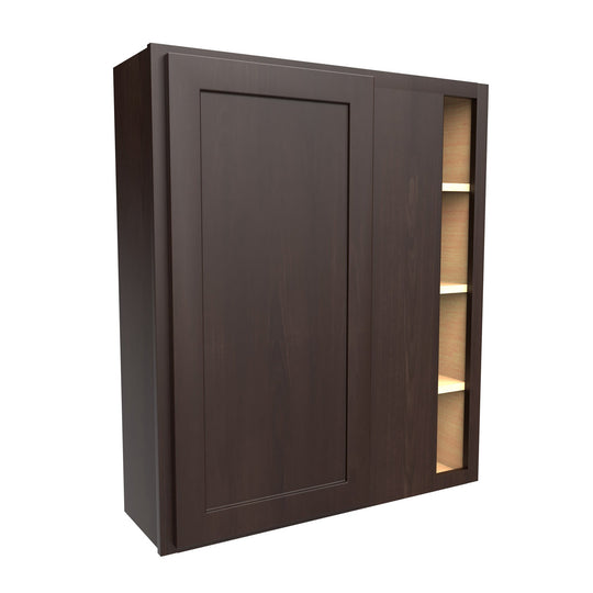Blind Corner Wall Cabinet | 36"W x 42"H x 12"D | RTA Luxor Espresso