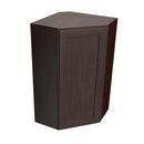 Load image into Gallery viewer, Corner Wall Cabinet | 24&quot;W x 42&quot;H x 12&quot;D | RTA Luxor Espresso