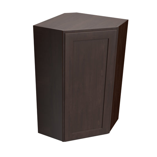 Corner Wall Cabinet | 24"W x 42"H x 12"D | RTA Luxor Espresso