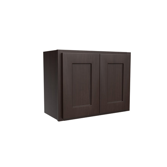 Luxor Espresso - Double Door Wall Cabinet | 24"W x 18"H x 12"D