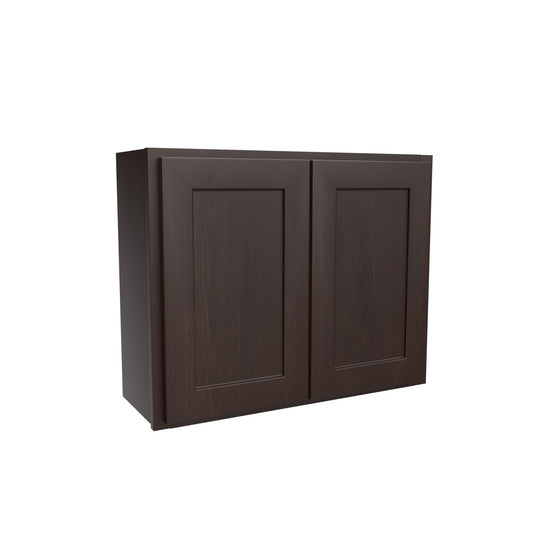 24 inch Wall Cabinet | 30"W x 24"H x 12"D | RTA Luxor Espresso