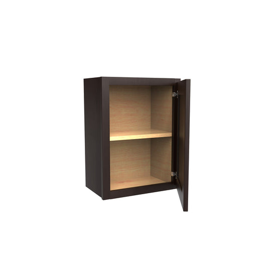 Luxor Espresso - 18"W x 24"H | Wall Cabinet