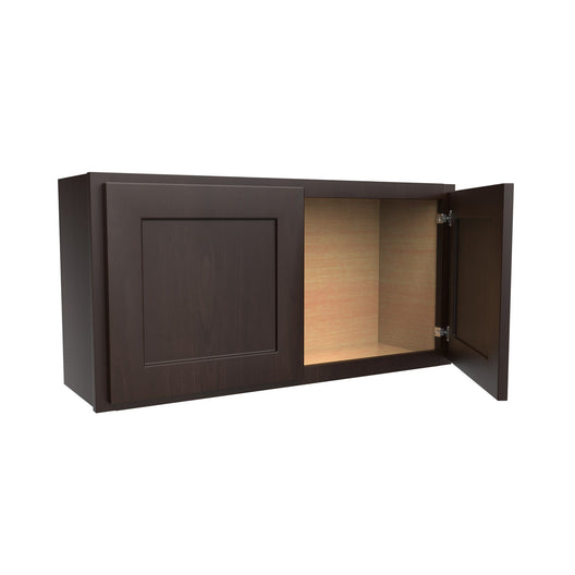 Luxor Espresso - Double Door Wall Cabinet | 36