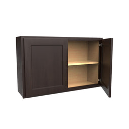 Luxor Espresso - Double Door Wall Cabinet | 39