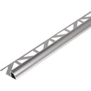 Load image into Gallery viewer, Dural Durondell 3/8 in. Satin Anodized Aluminum Round Edge Profile Tile Edge Trim