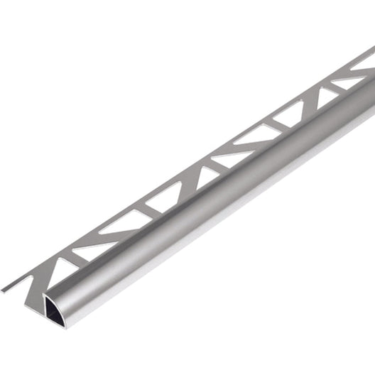 Dural Durondell 3/8 in. Satin Anodized Aluminum Round Edge Profile Tile Edge Trim