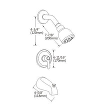 Load image into Gallery viewer, Wall Mounted Shower Faucet Set , Chrome / Brushed Nickel Finish
