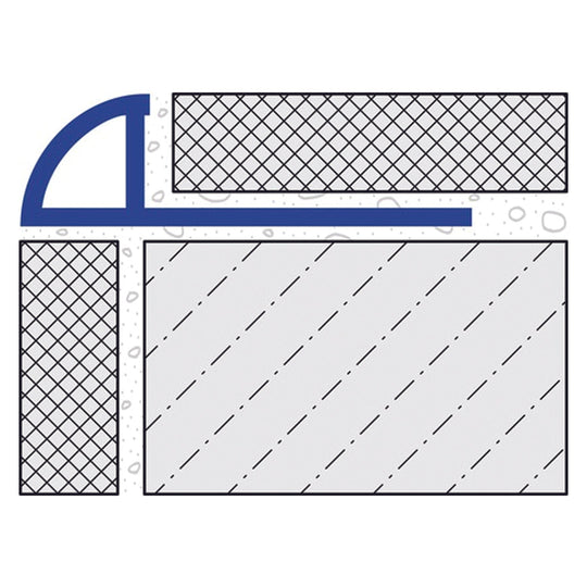 Dural Durondell 3/8 in. Satin Anodized Aluminum Round Edge Profile Tile Edge Trim