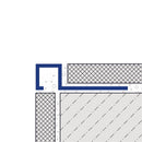 Load image into Gallery viewer, Dural Squareline Profile 11/32 in. Square Edge Matte Black Metal Tile Edge Trim