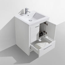 Load image into Gallery viewer, Divine Freestanding Bathroom Vanity With Acrylic Sink, Soft Closing Doors &amp; Drawers