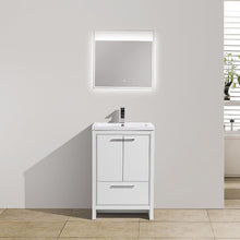 Load image into Gallery viewer, Divine Freestanding Bathroom Vanity With Acrylic Sink, Soft Closing Doors &amp; Drawers