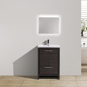 Divine Freestanding Bathroom Vanity With Acrylic Sink, Soft Closing Doors & Drawers