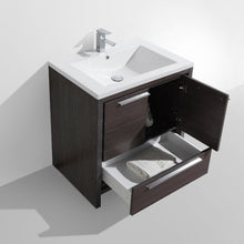 Load image into Gallery viewer, Divine Freestanding Bathroom Vanity With Acrylic Sink, Soft Closing Doors &amp; Drawers