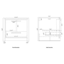 Load image into Gallery viewer, Divine Freestanding Bathroom Vanity With Acrylic Sink, Soft Closing Doors &amp; Drawers