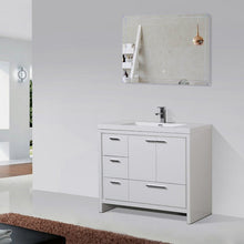 Load image into Gallery viewer, Divine Freestanding Bathroom Vanity With Acrylic Sink, Soft Closing Doors &amp; Drawers