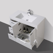 Load image into Gallery viewer, Divine Freestanding Bathroom Vanity With Acrylic Sink, Soft Closing Doors &amp; Drawers