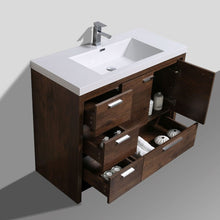 Load image into Gallery viewer, Divine Freestanding Bathroom Vanity With Acrylic Sink, Soft Closing Doors &amp; Drawers