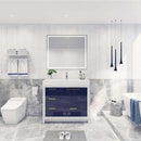 Load image into Gallery viewer, Ashley 42 Inch Freestanding Bathroom Vanity With Reinforced Acrylic Sink, 4 Drawers &amp; 2 Doors