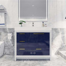 Load image into Gallery viewer, Ashley 42 Inch Freestanding Bathroom Vanity With Reinforced Acrylic Sink, 4 Drawers &amp; 2 Doors
