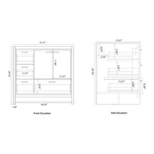 Load image into Gallery viewer, Divine Freestanding Bathroom Vanity With Acrylic Sink, Soft Closing Doors &amp; Drawers