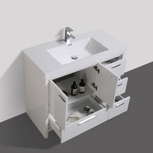 Load image into Gallery viewer, Divine Freestanding Bathroom Vanity With Acrylic Sink, Soft Closing Doors &amp; Drawers