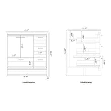 Load image into Gallery viewer, Divine Freestanding Bathroom Vanity With Acrylic Sink, Soft Closing Doors &amp; Drawers