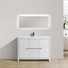 Load image into Gallery viewer, Divine Freestanding Bathroom Vanity With Acrylic Sink, Soft Closing Doors &amp; Drawers