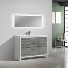 Load image into Gallery viewer, Divine Freestanding Bathroom Vanity With Acrylic Sink, Soft Closing Doors &amp; Drawers