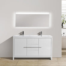 Load image into Gallery viewer, Divine Freestanding Bathroom Vanity With Acrylic Sink, Soft Closing Doors &amp; Drawers