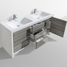 Load image into Gallery viewer, Divine Freestanding Bathroom Vanity With Acrylic Sink, Soft Closing Doors &amp; Drawers