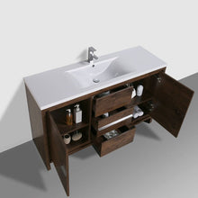 Load image into Gallery viewer, Divine Freestanding Bathroom Vanity With Acrylic Sink, Soft Closing Doors &amp; Drawers