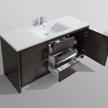 Load image into Gallery viewer, Divine Freestanding Bathroom Vanity With Acrylic Sink, Soft Closing Doors &amp; Drawers