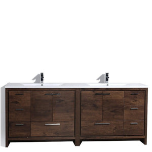 Divine Freestanding Bathroom Vanity With Acrylic Sink, Soft Closing Doors & Drawers