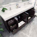 Load image into Gallery viewer, Elegant Ashley Freestanding Bathroom Vanity With Reinforced Double Acrylic Sink, Soft Closing Drawers &amp; Doors