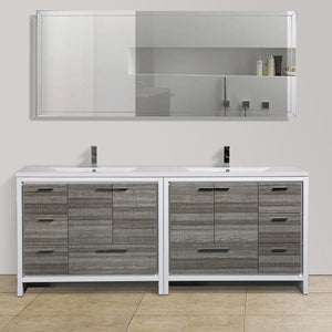 Divine Freestanding Bathroom Vanity With Acrylic Sink, Soft Closing Doors & Drawers