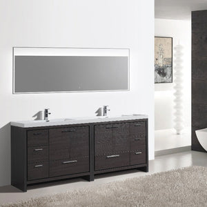 Divine Freestanding Bathroom Vanity With Acrylic Sink, Soft Closing Doors & Drawers