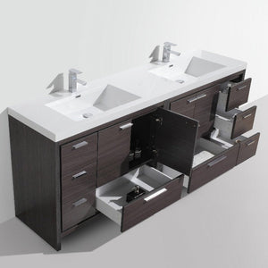 Divine Freestanding Bathroom Vanity With Acrylic Sink, Soft Closing Doors & Drawers